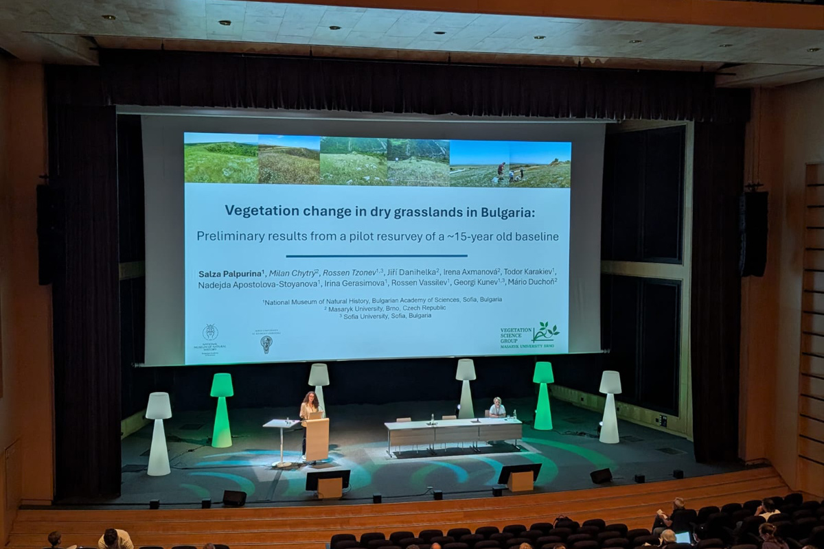 From open data to the footsteps of Braun-Blanquet: NMNHS participation in a European vegetation conference